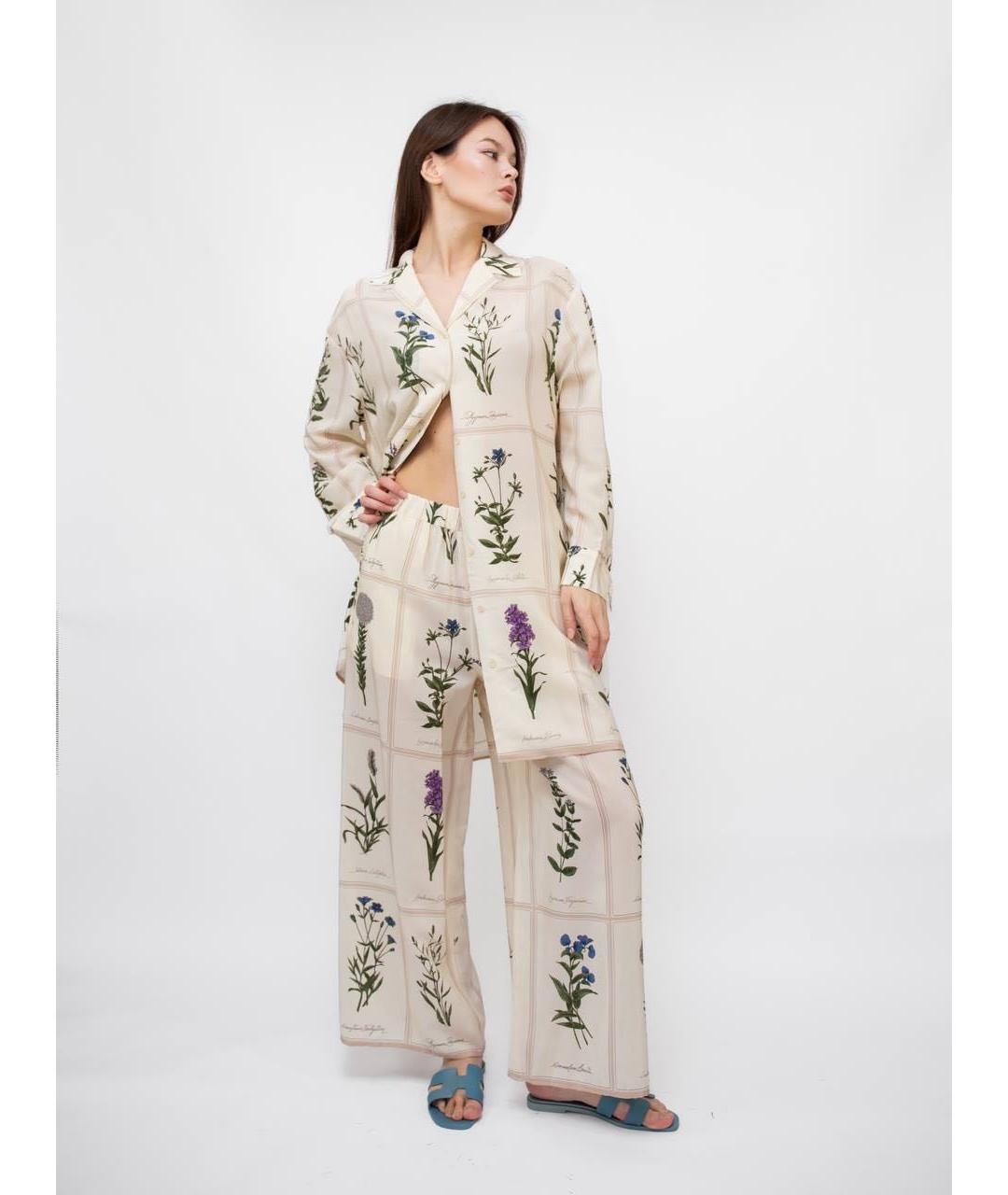 WEEKEND MAX MARA Мульти шелковое повседневное платье, фото 5
