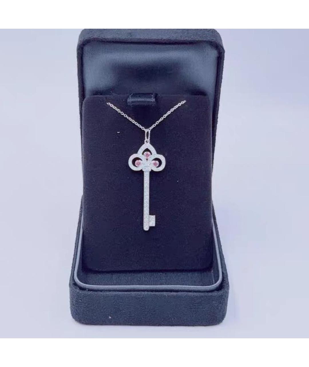 TIFFANY&CO Белое платиновое колье, фото 2