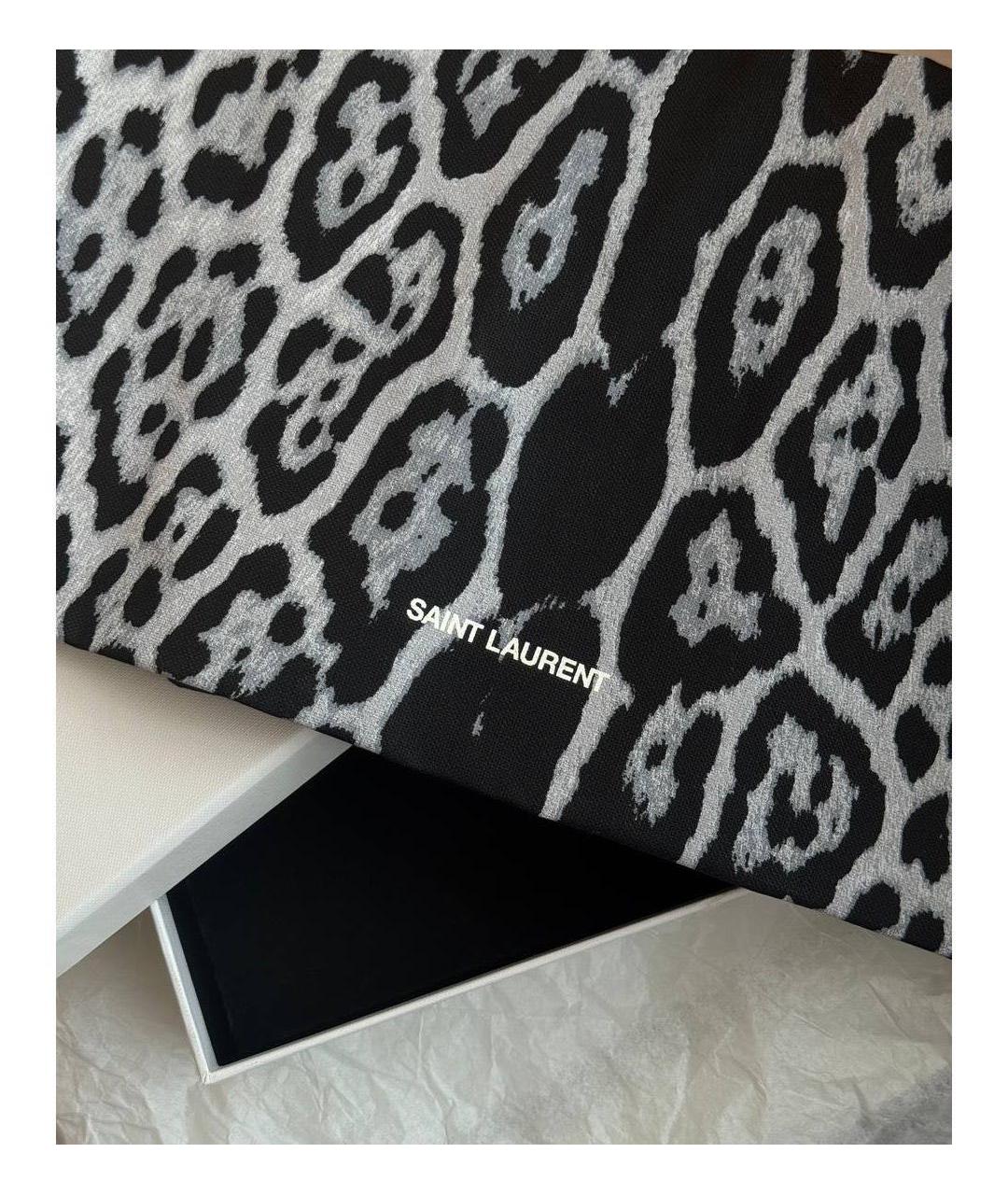 SAINT LAURENT Серая сумка тоут, фото 2