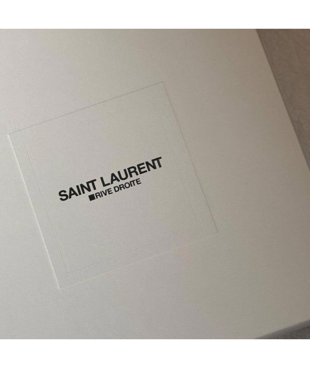 SAINT LAURENT Серая сумка тоут, фото 3