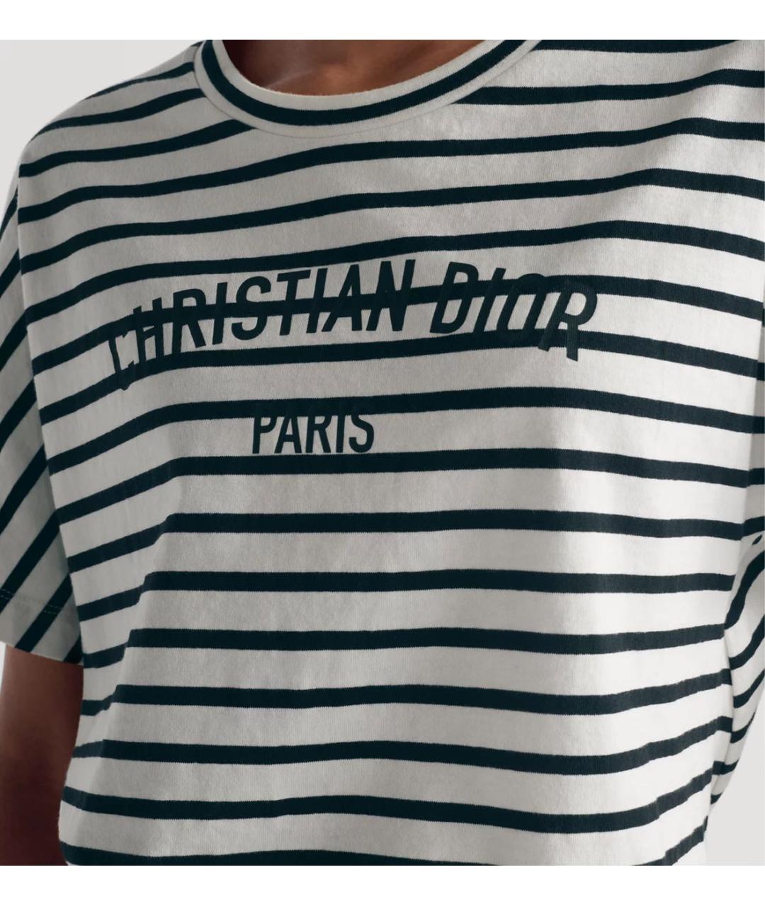 CHRISTIAN DIOR Мульти хлопковая футболка, фото 5