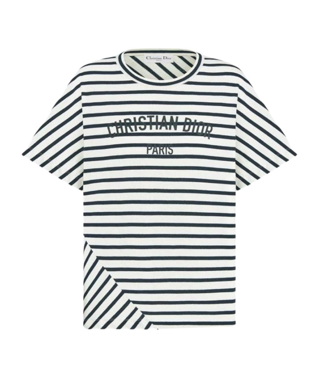 CHRISTIAN DIOR Мульти хлопковая футболка, фото 1