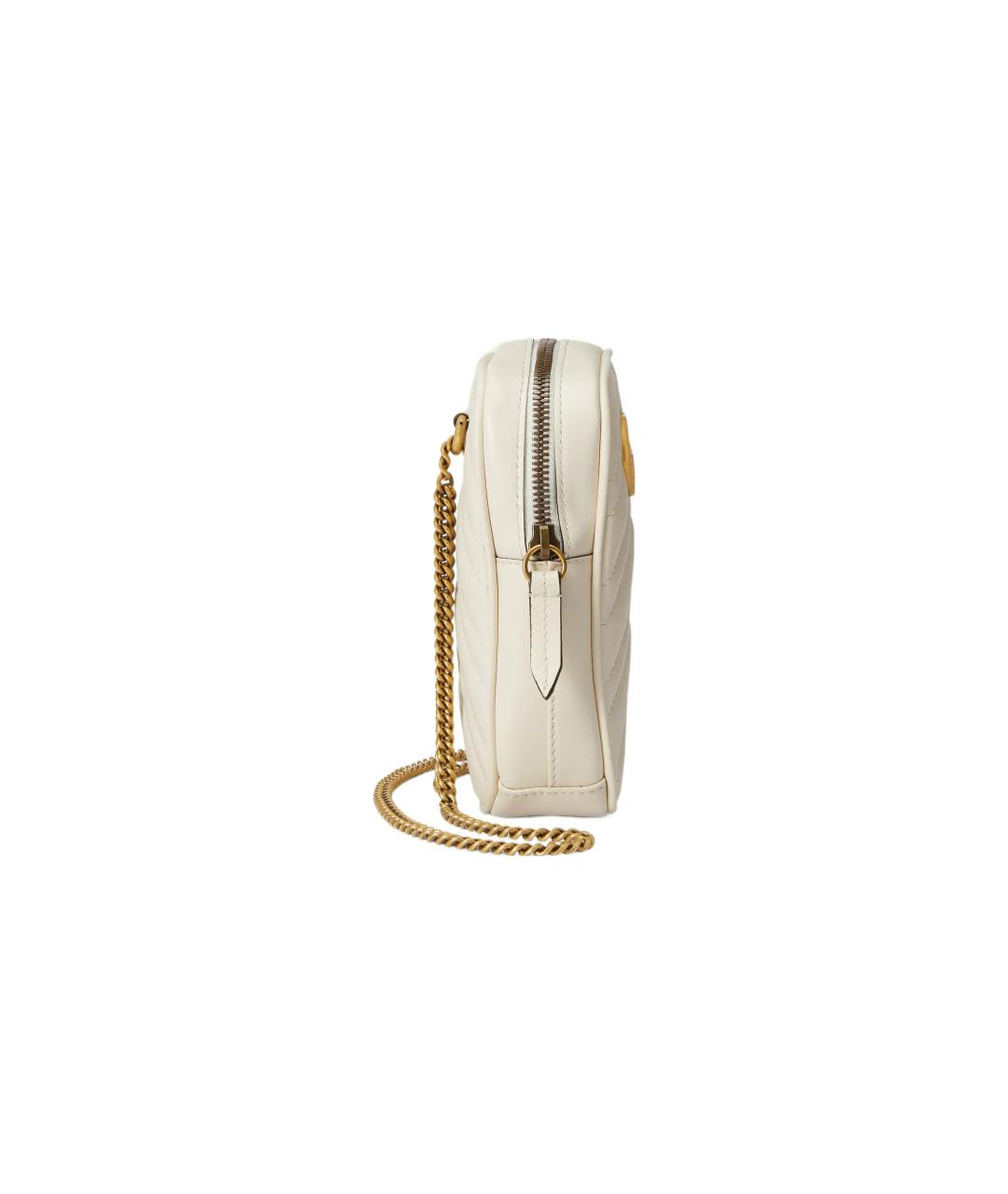 GUCCI Белый кожаный кошелек, фото 4