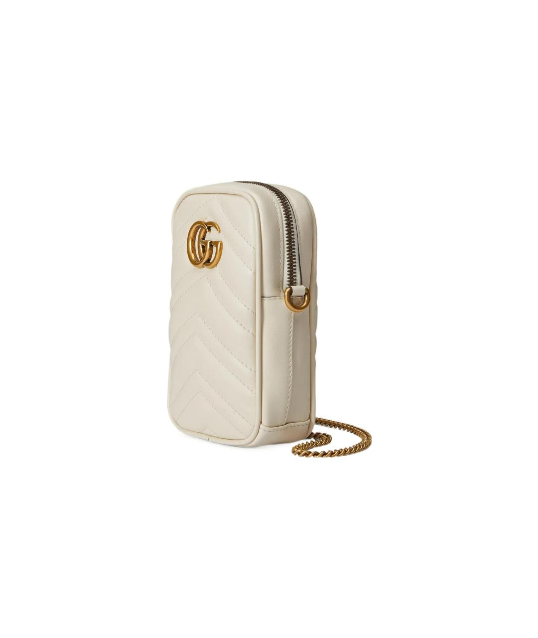 GUCCI Белый кожаный кошелек, фото 2