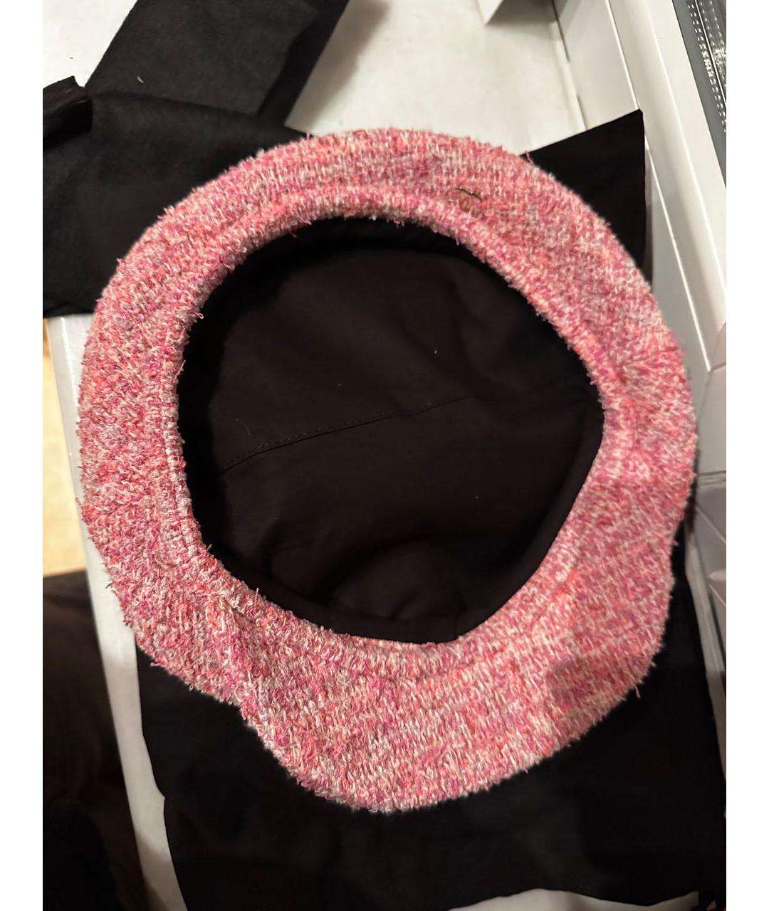 CHANEL Розовая кепка, фото 4