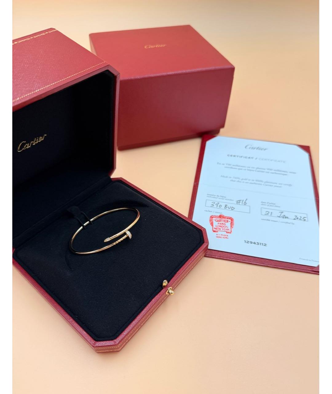 CARTIER Золотой браслет из желтого золота, фото 5