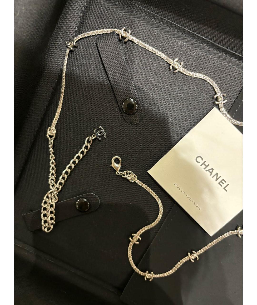 CHANEL Серебряное колье, фото 3