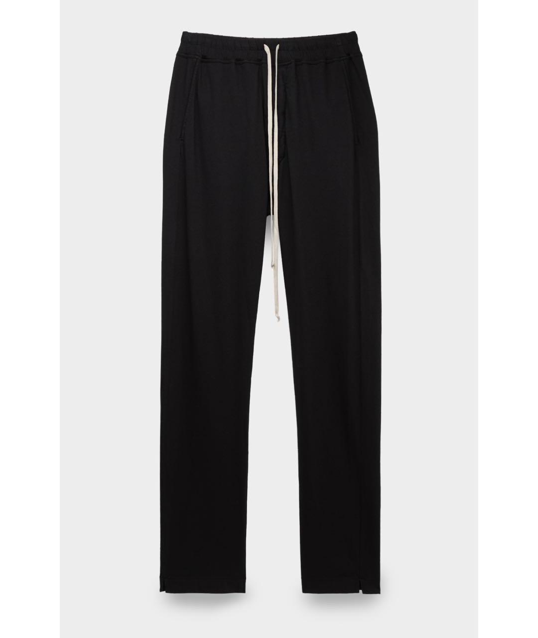 RICK OWENS DRKSHDW Черные хлопковые повседневные брюки, фото 3