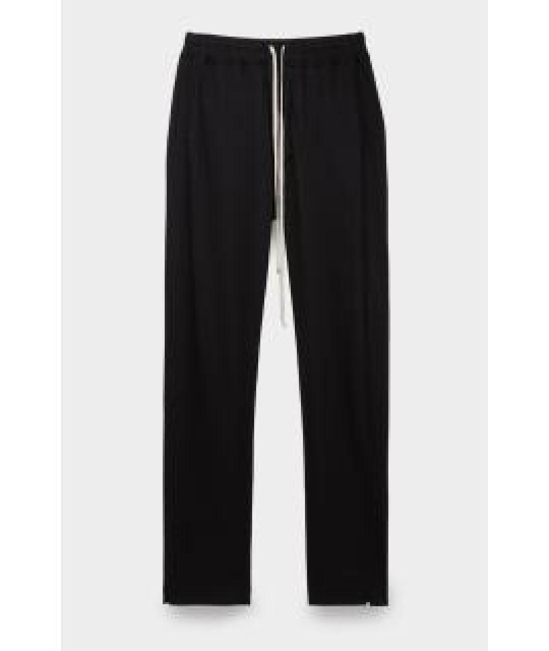 RICK OWENS DRKSHDW Черные хлопковые повседневные брюки, фото 10
