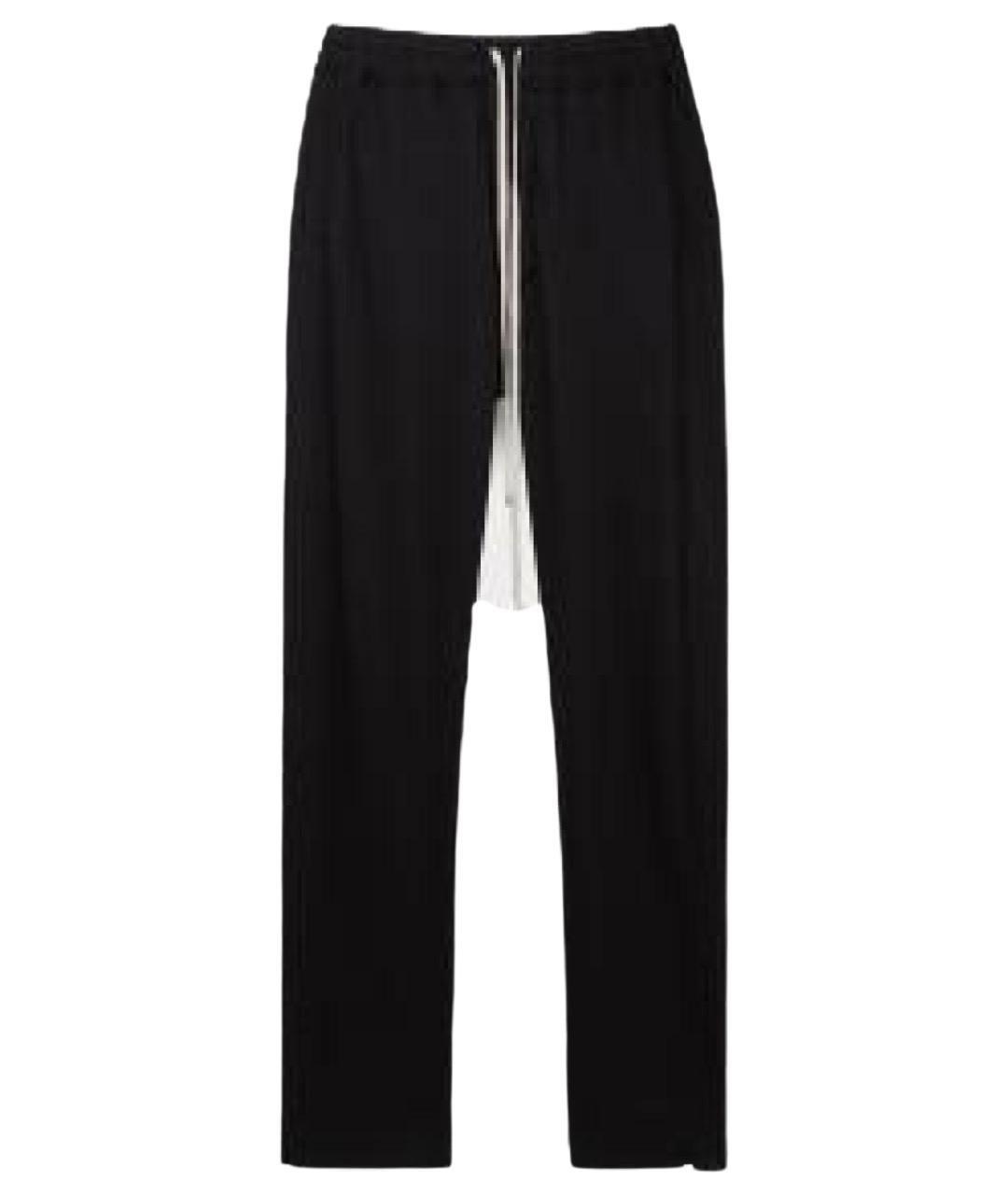 RICK OWENS DRKSHDW Черные хлопковые повседневные брюки, фото 1