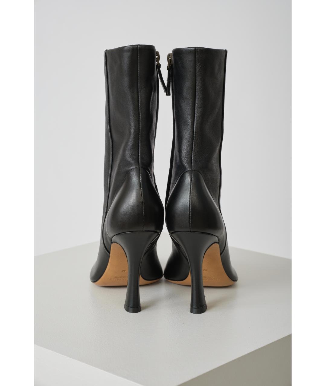 PETAR PETROV Черные кожаные ботильоны, фото 3