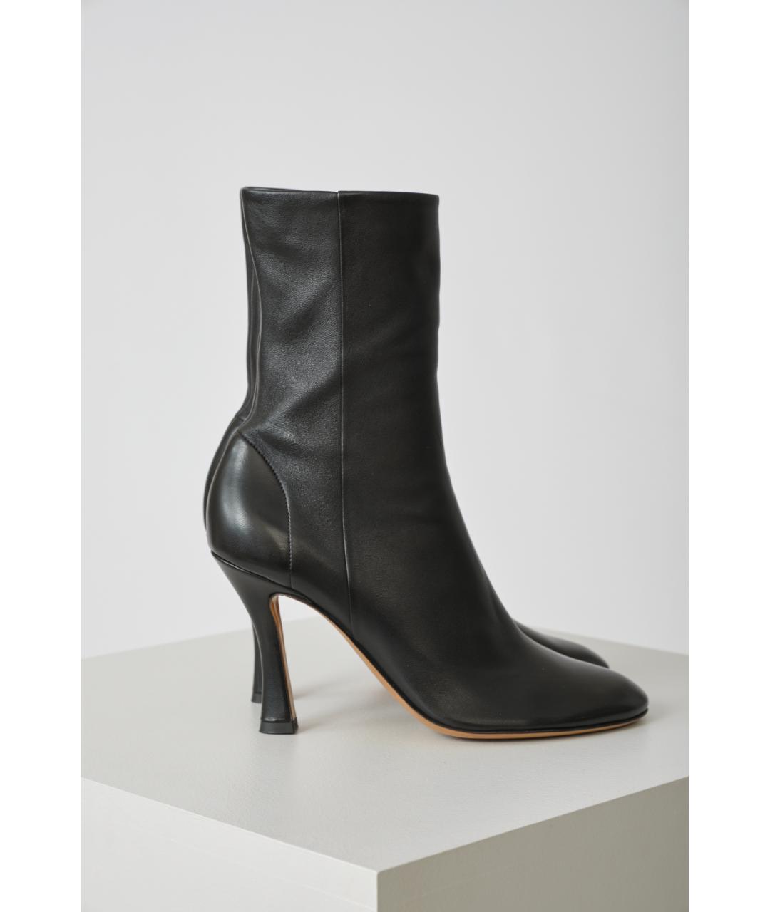 PETAR PETROV Черные кожаные ботильоны, фото 2