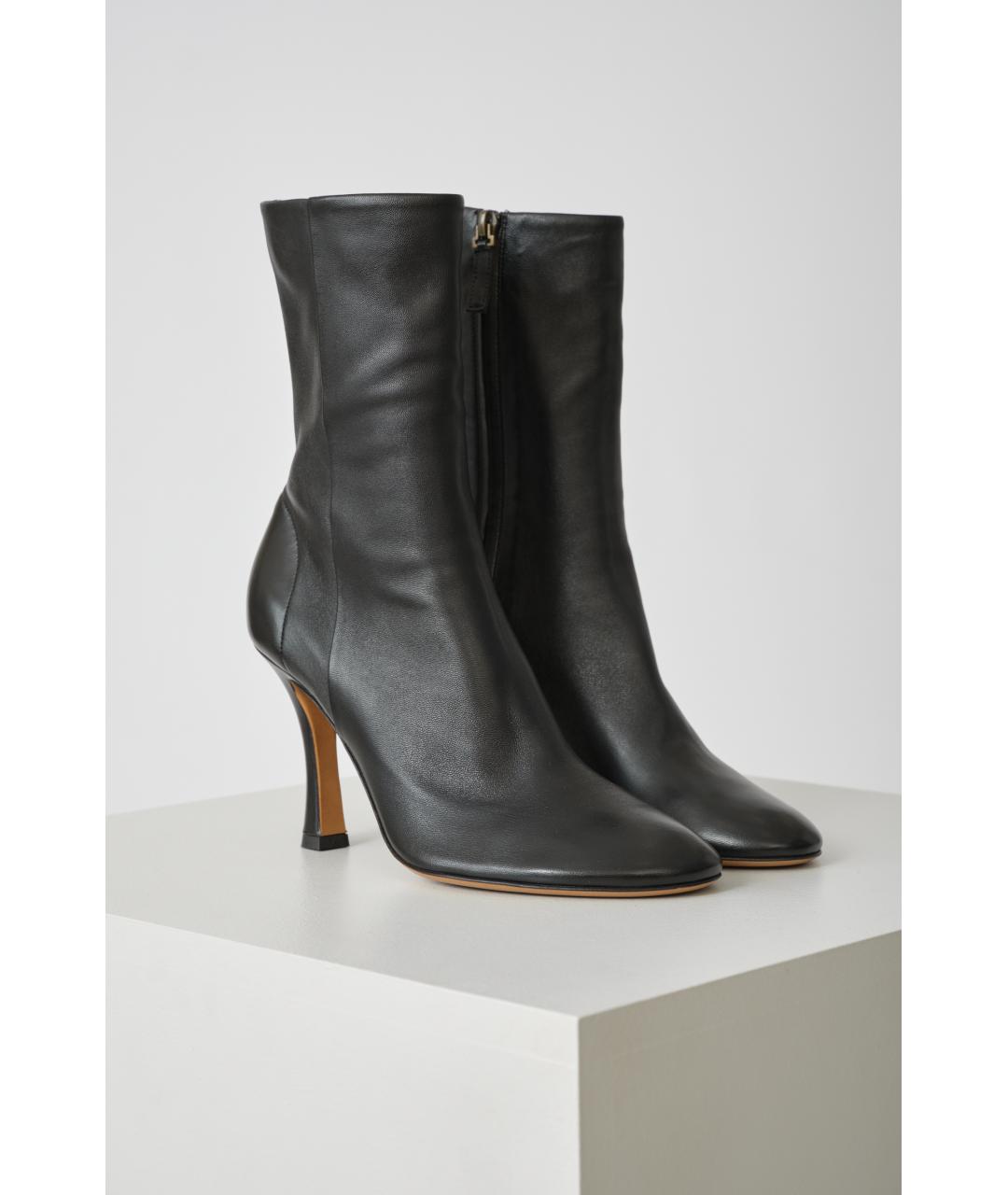 PETAR PETROV Черные кожаные ботильоны, фото 6