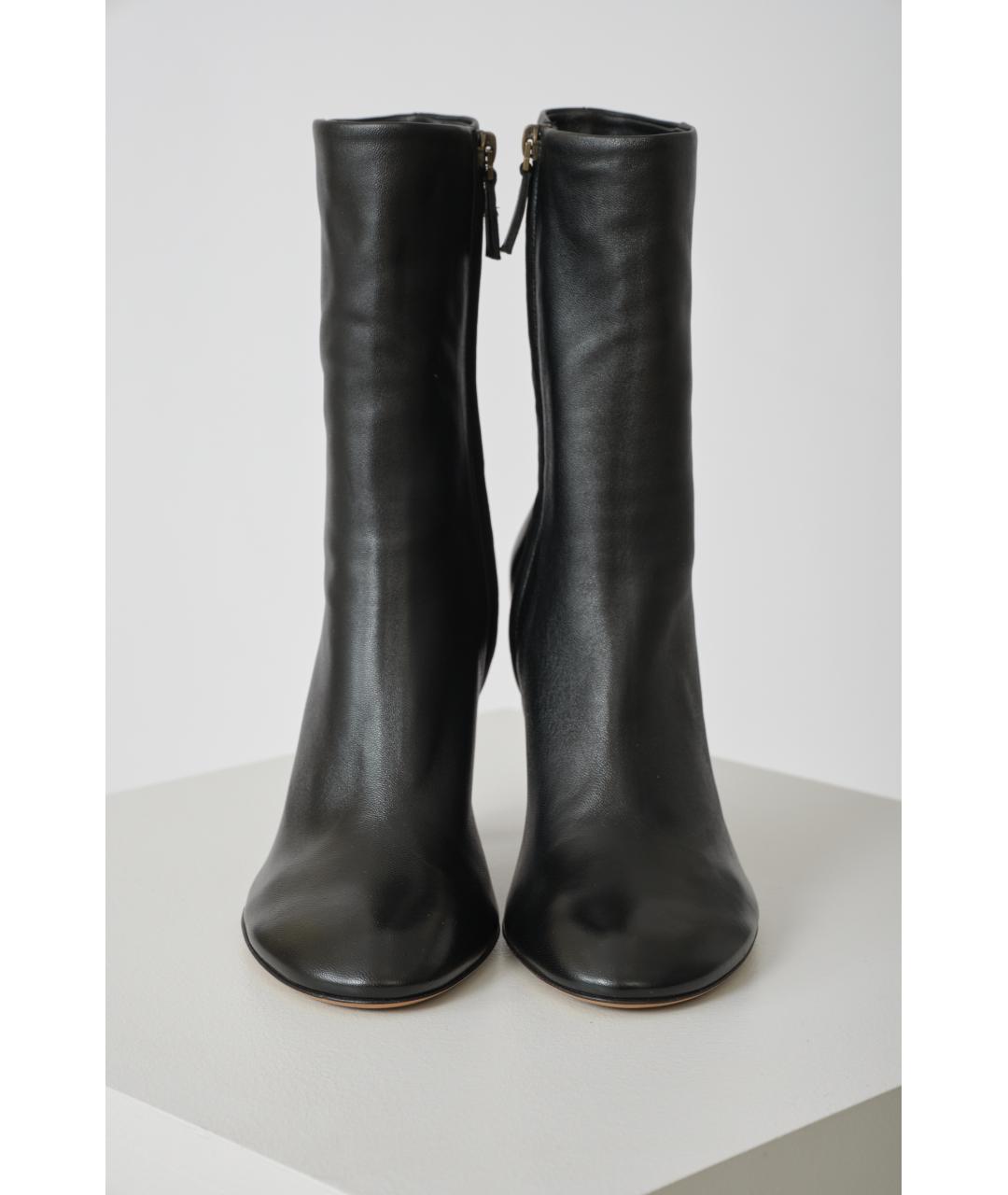 PETAR PETROV Черные кожаные ботильоны, фото 4