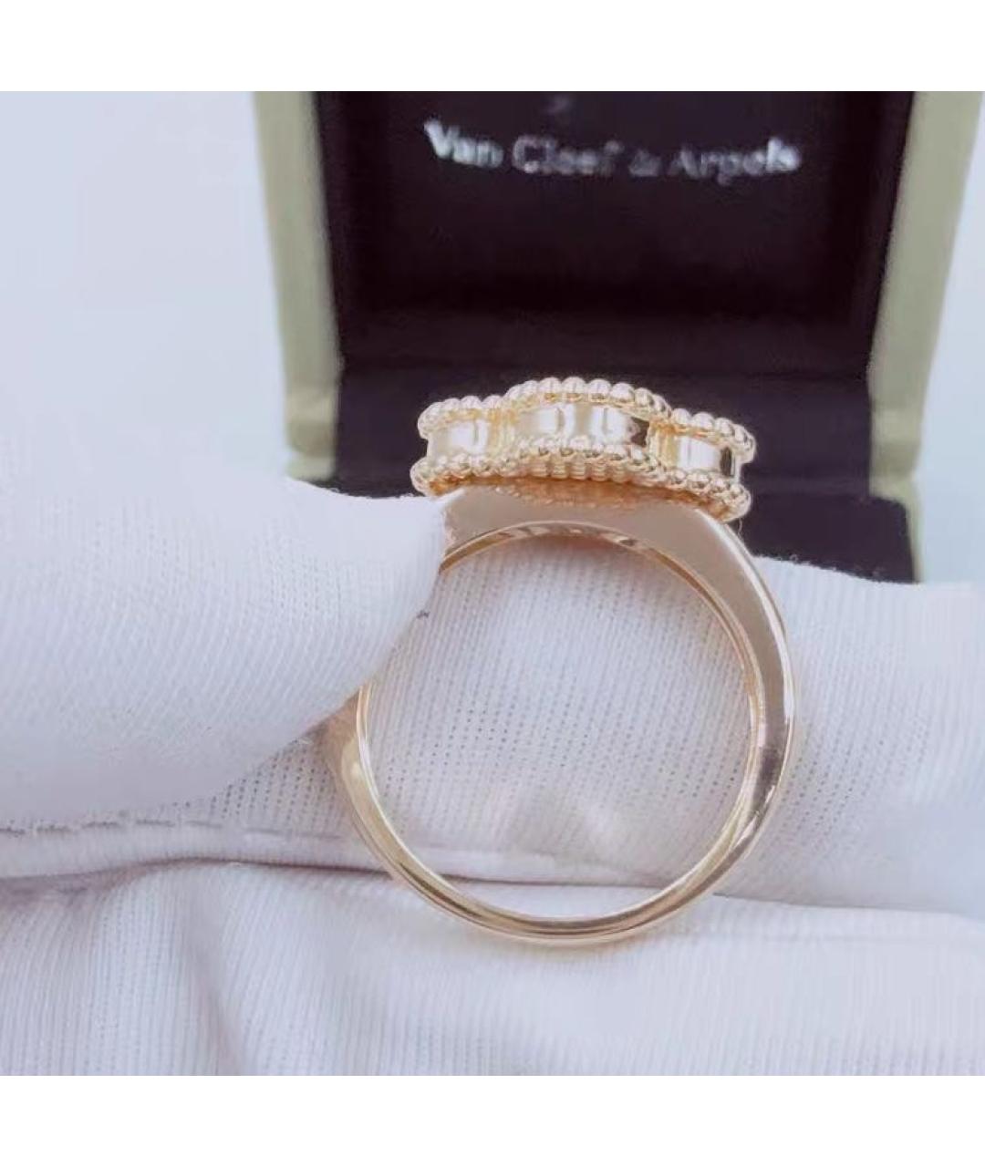 VAN CLEEF & ARPELS Черное кольцо из розового золота, фото 5