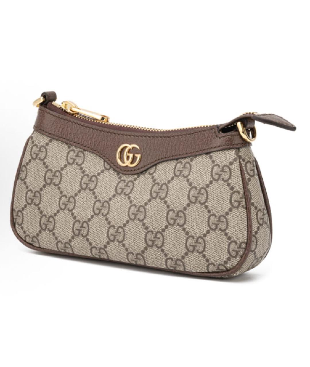 GUCCI Коричневая сумка с короткими ручками, фото 2