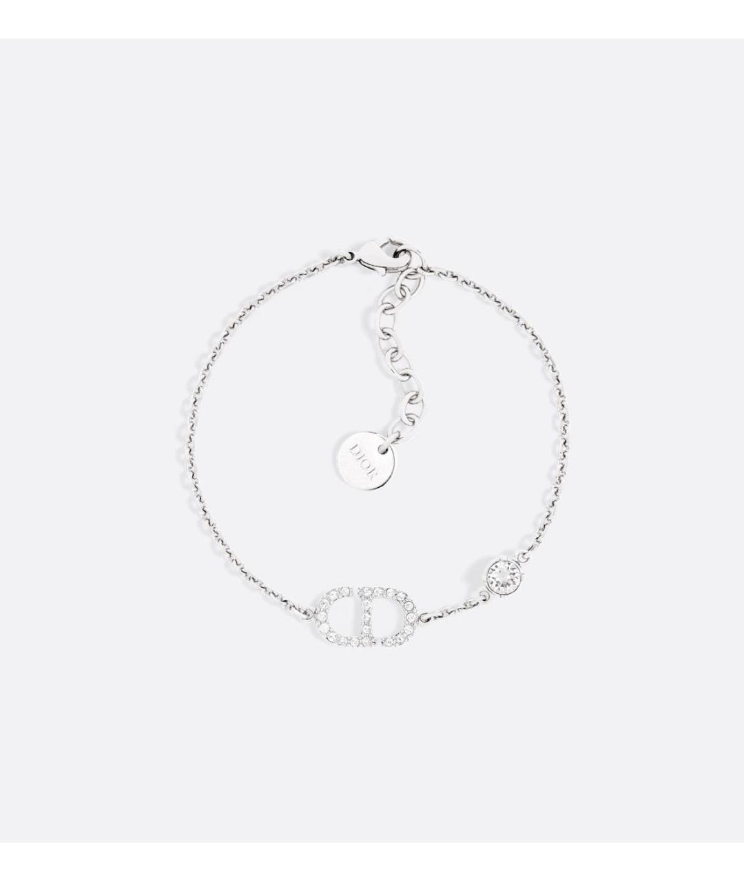 CHRISTIAN DIOR Серебрянный металлический браслет, фото 4