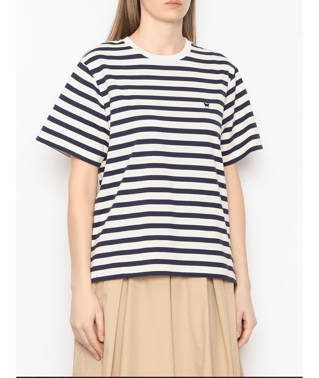 WEEKEND MAX MARA Мульти хлопковая футболка, фото 2