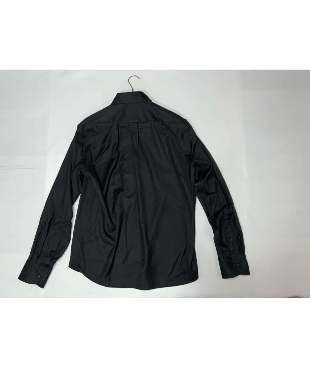 ZILLI Черная шерстяная классическая рубашка, фото 5