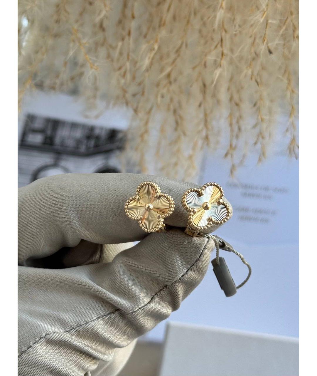 VAN CLEEF & ARPELS Золотые серьги из желтого золота, фото 2