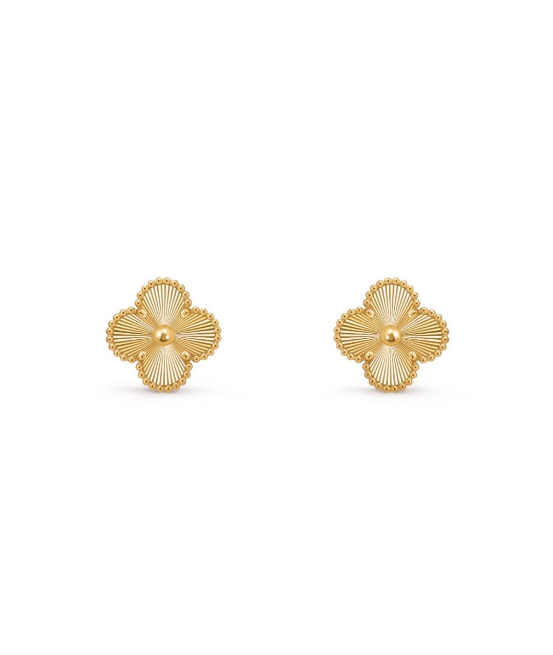 VAN CLEEF & ARPELS Золотые серьги из желтого золота, фото 9