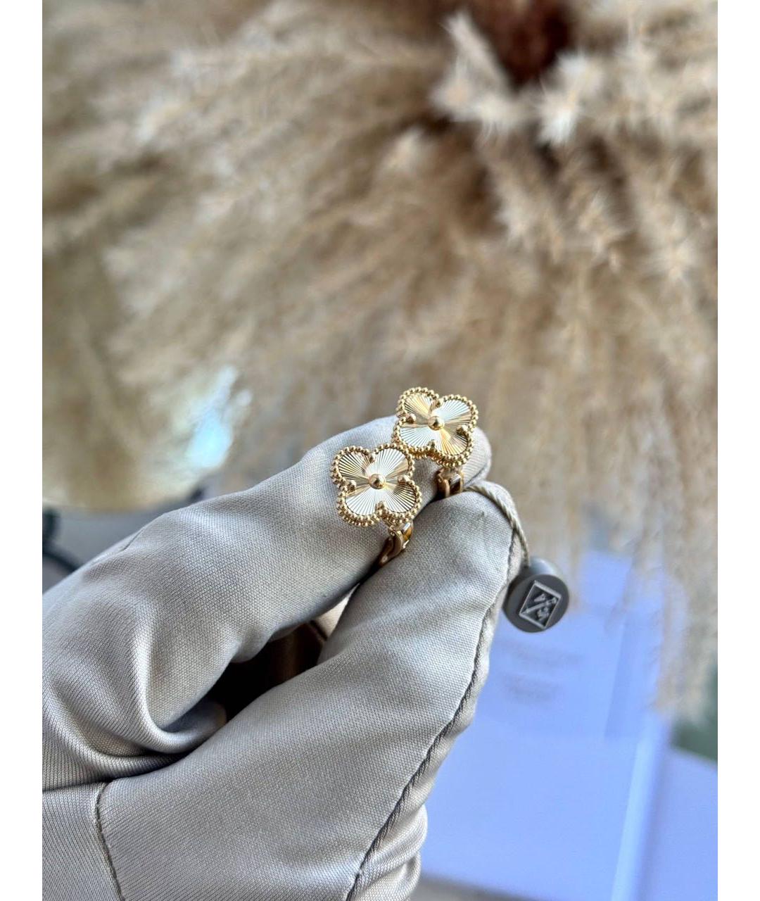 VAN CLEEF & ARPELS Золотые серьги из желтого золота, фото 3