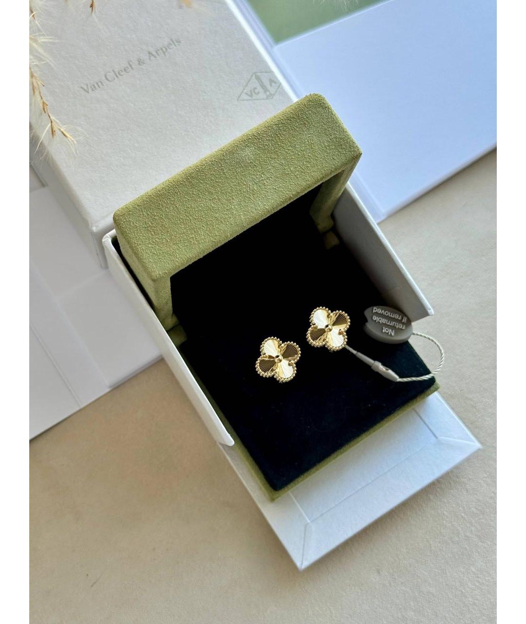 VAN CLEEF & ARPELS Золотые серьги из желтого золота, фото 5