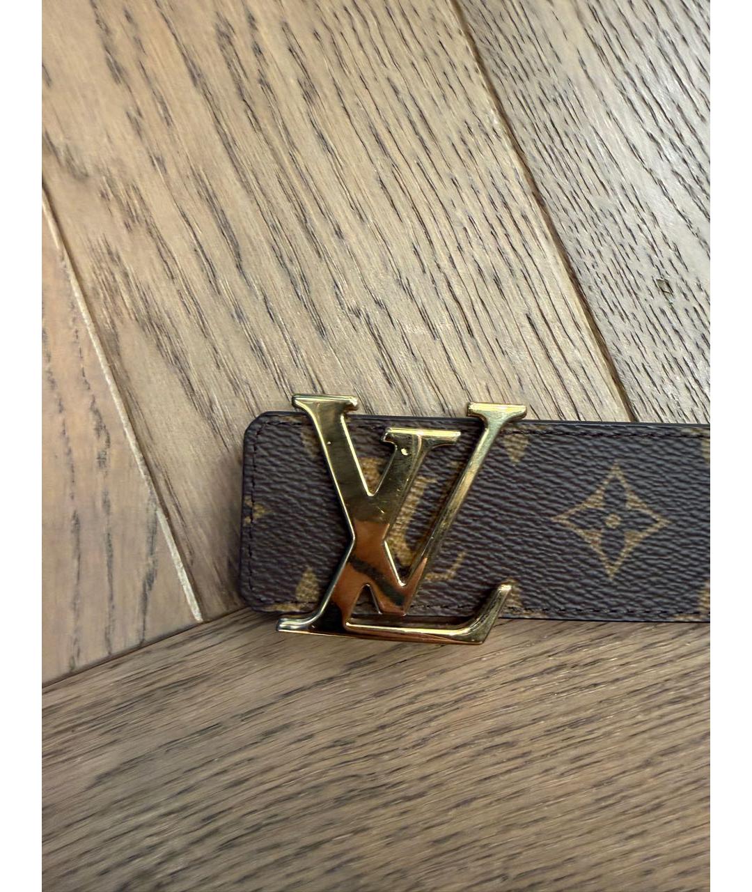 LOUIS VUITTON Коричневый ремень, фото 2