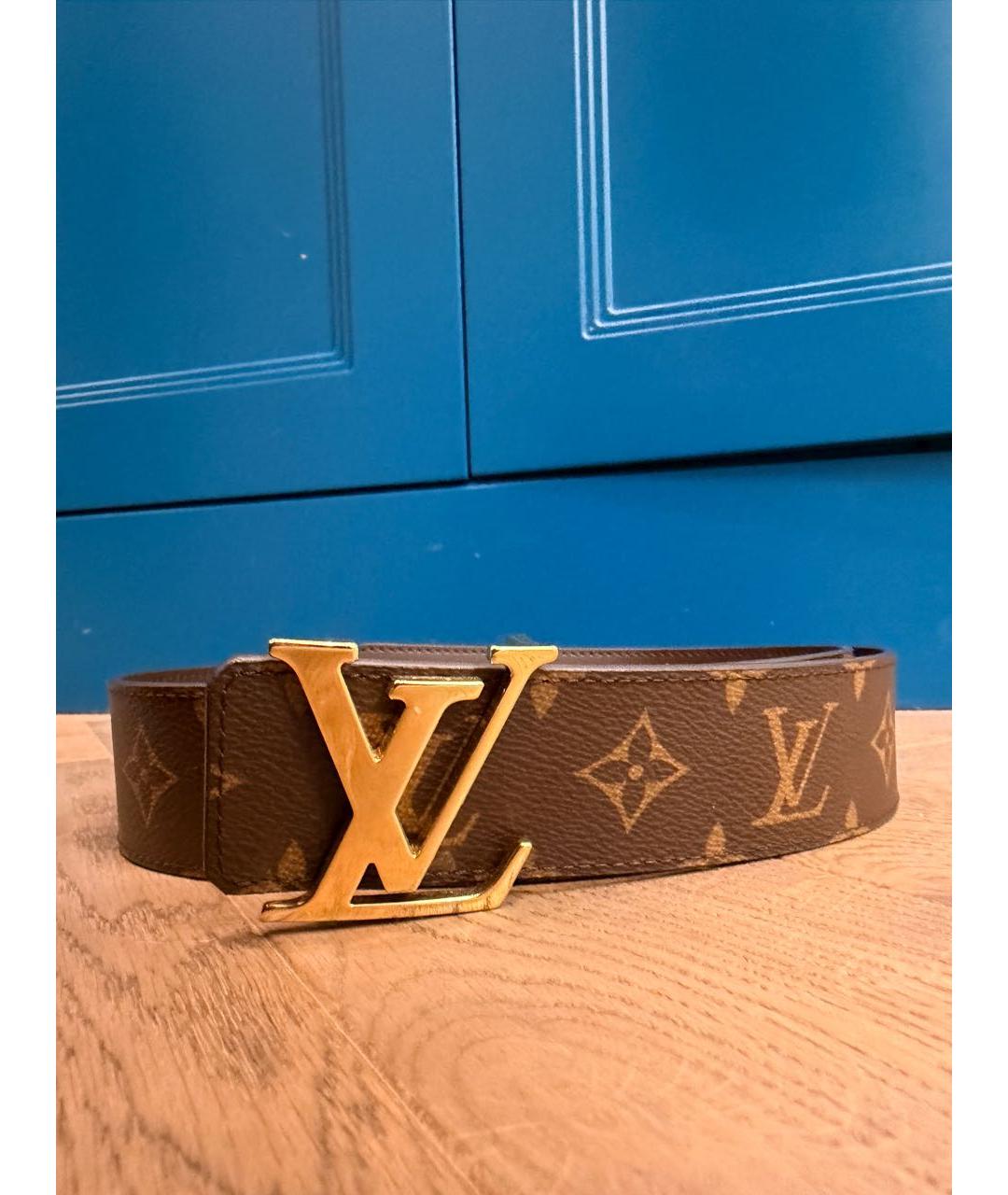 LOUIS VUITTON Коричневый ремень, фото 5