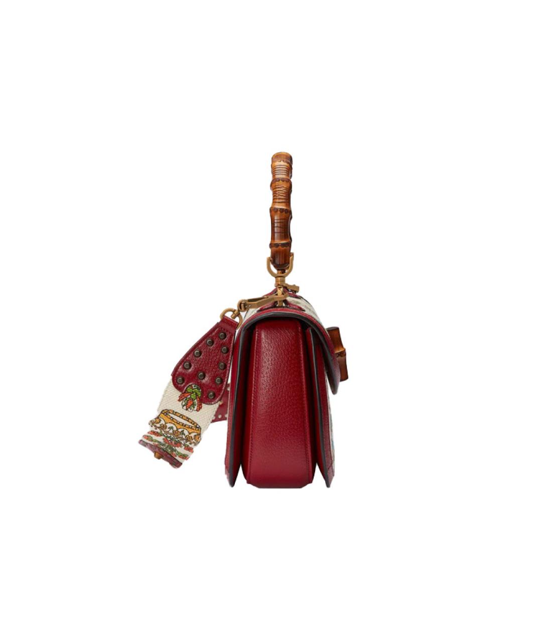 GUCCI Бежевая кожаная сумка через плечо, фото 3