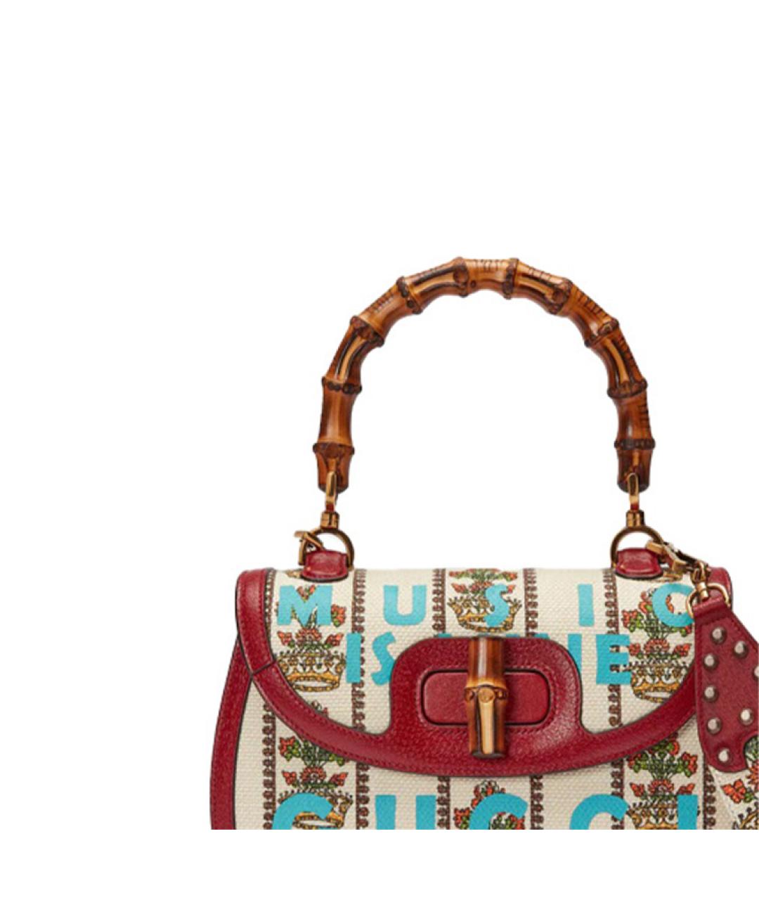 GUCCI Бежевая кожаная сумка через плечо, фото 8