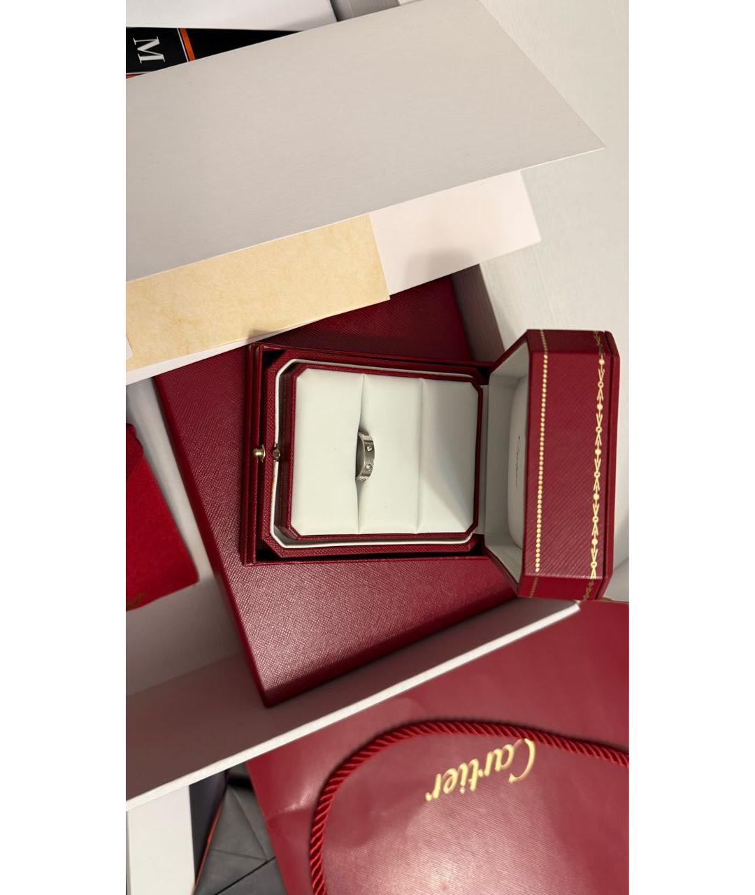 CARTIER Серое кольцо из белого золота, фото 4