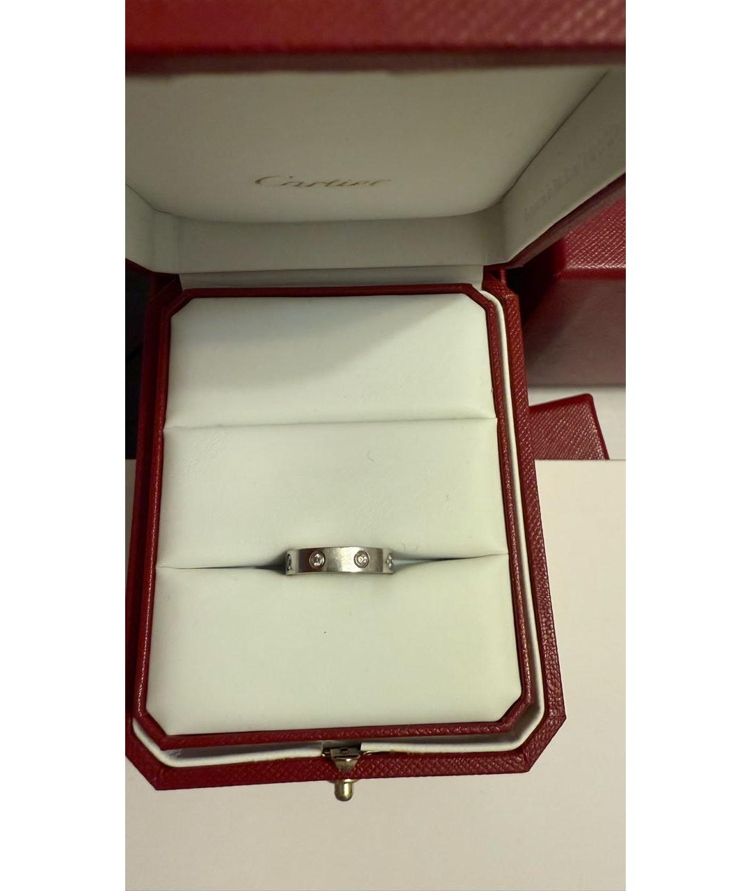 CARTIER Серое кольцо из белого золота, фото 2