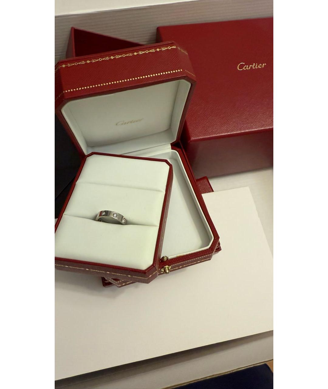 CARTIER Серое кольцо из белого золота, фото 3