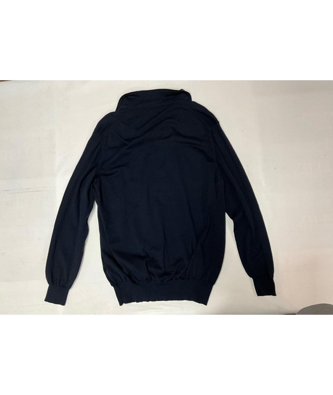 LORO PIANA Синий кашемировый джемпер / свитер, фото 4