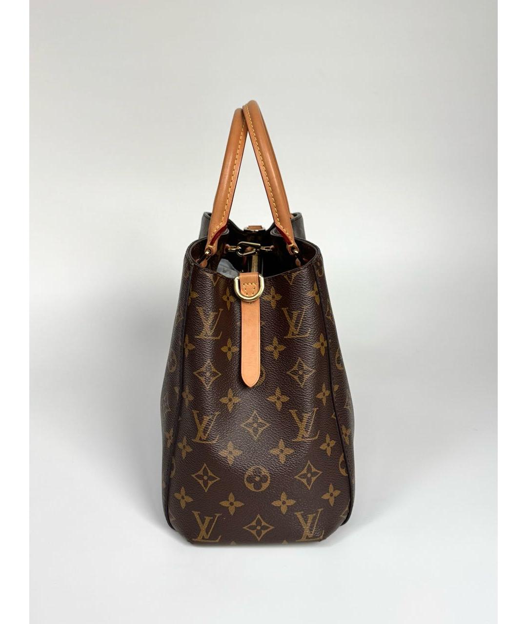 LOUIS VUITTON Коричневая сумка тоут, фото 8
