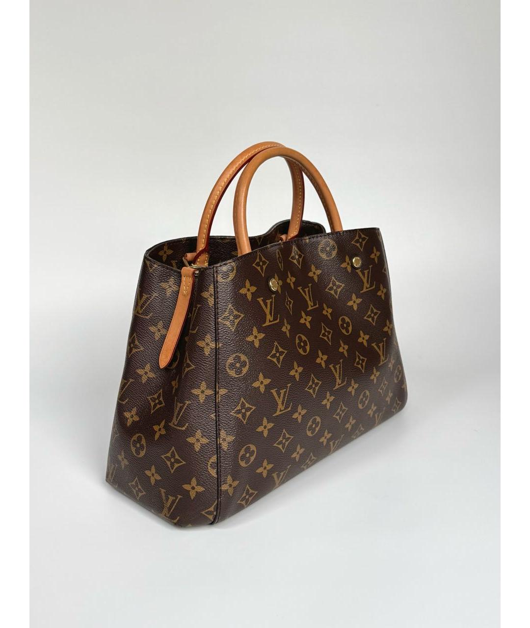 LOUIS VUITTON Коричневая сумка тоут, фото 2