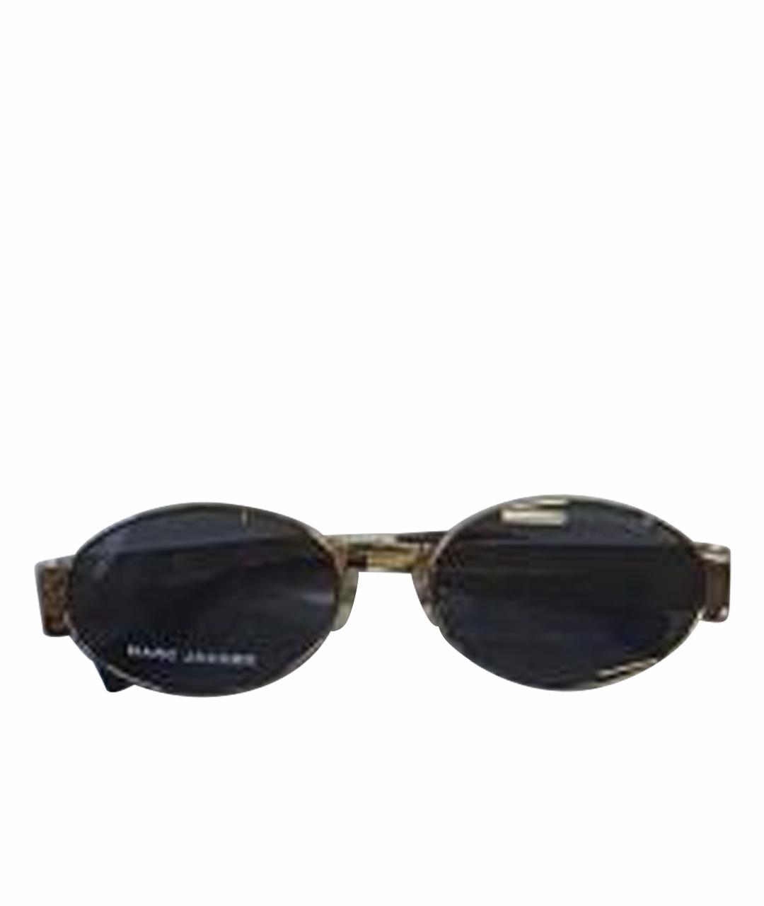 MARC JACOBS Золотые металлические солнцезащитные очки, фото 1