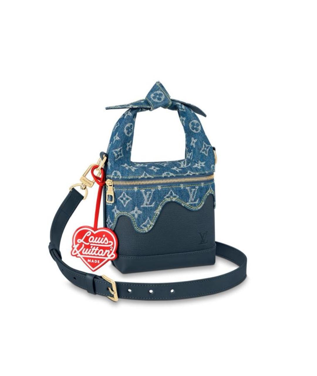 LOUIS VUITTON Синяя синтетическая сумка через плечо, фото 1