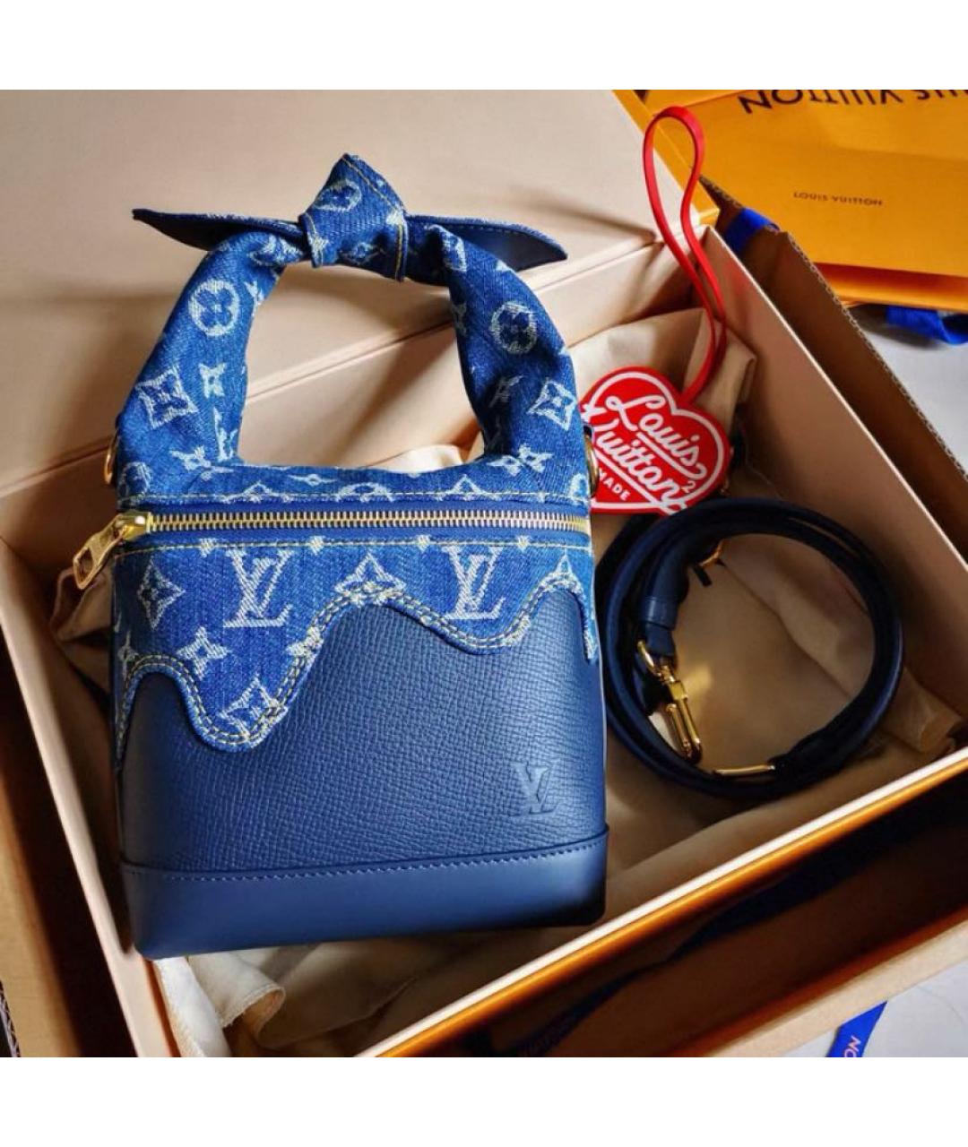 LOUIS VUITTON Синяя синтетическая сумка через плечо, фото 2