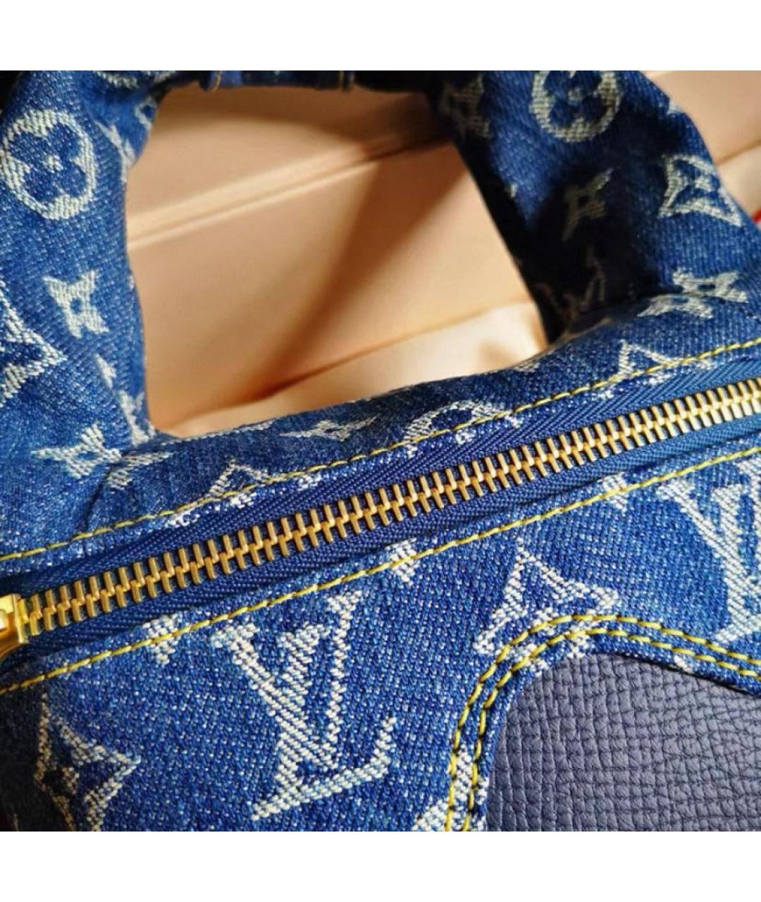 LOUIS VUITTON Синяя синтетическая сумка через плечо, фото 3