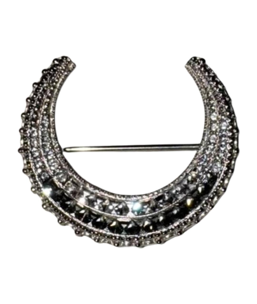 CHANEL Серебряная металлическая булавка / брошь, фото 1