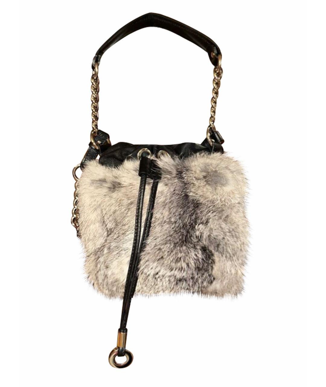 JIMMY CHOO Серая сумка через плечо, фото 1