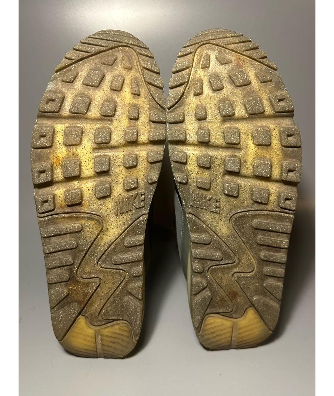 NIKE Антрацитовые синтетические низкие кроссовки / кеды, фото 8