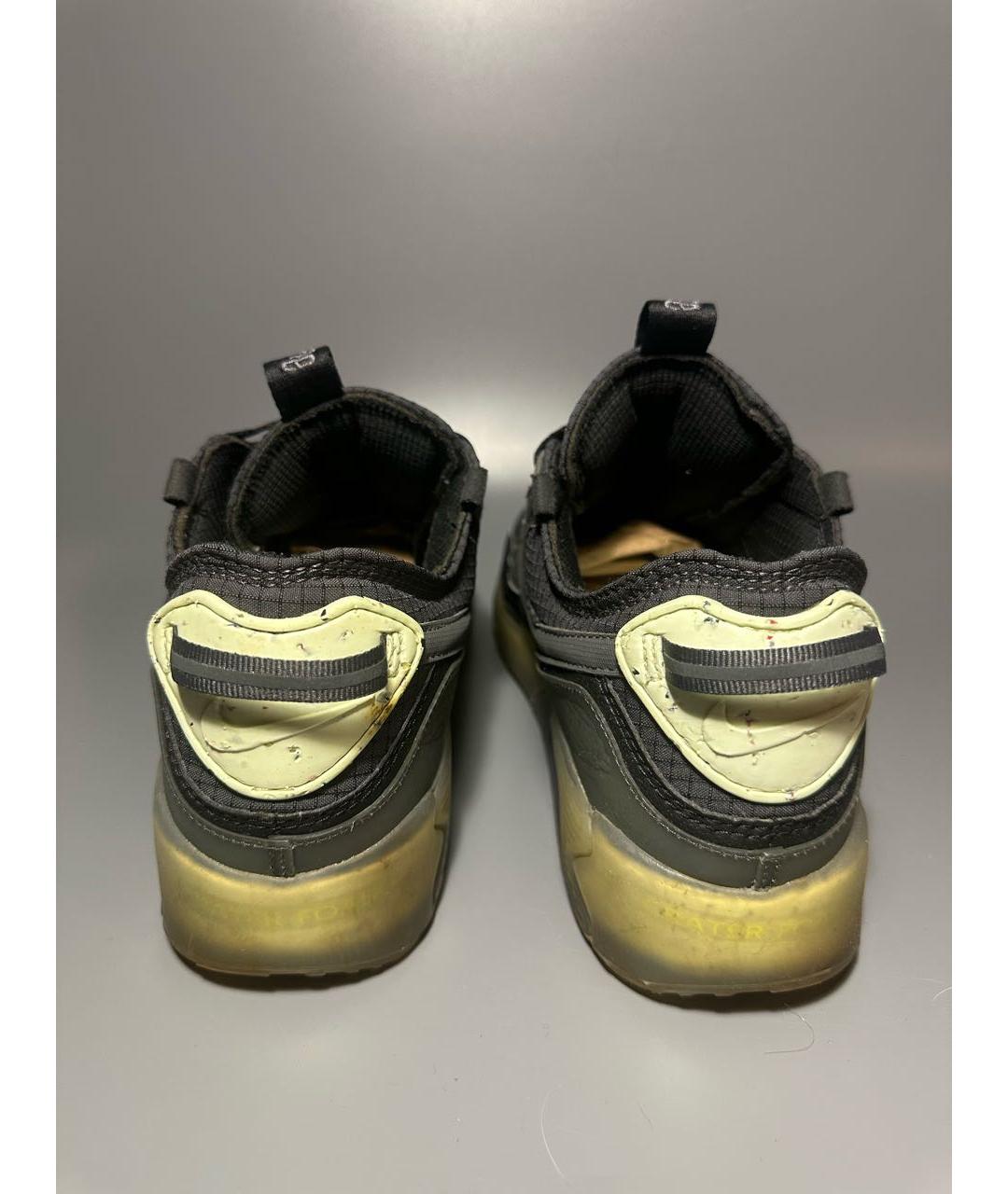 NIKE Антрацитовые синтетические низкие кроссовки / кеды, фото 4