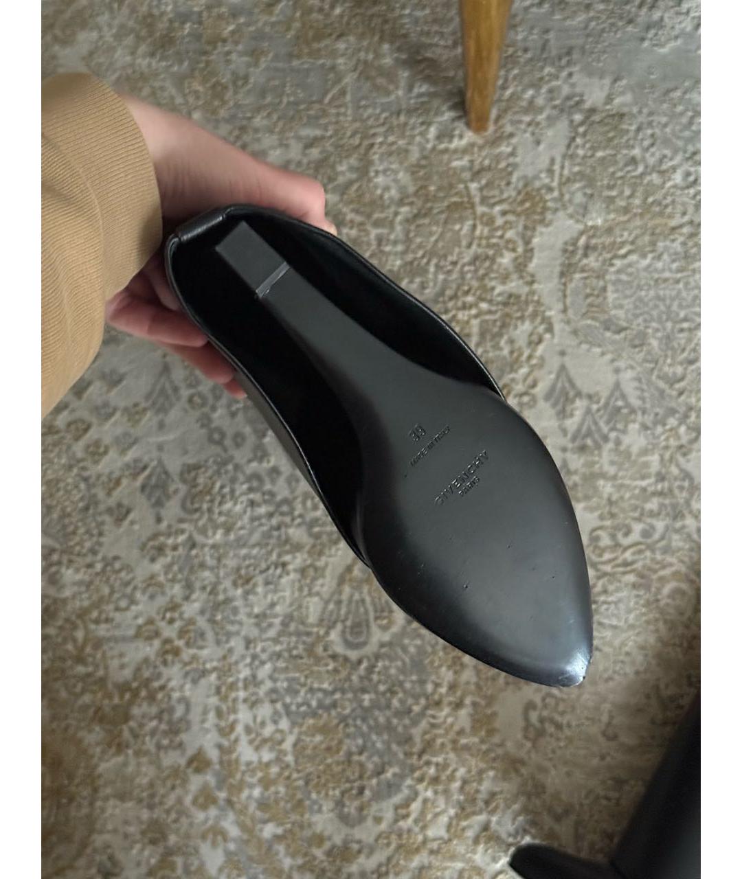 GIVENCHY Черные кожаные сапоги, фото 7