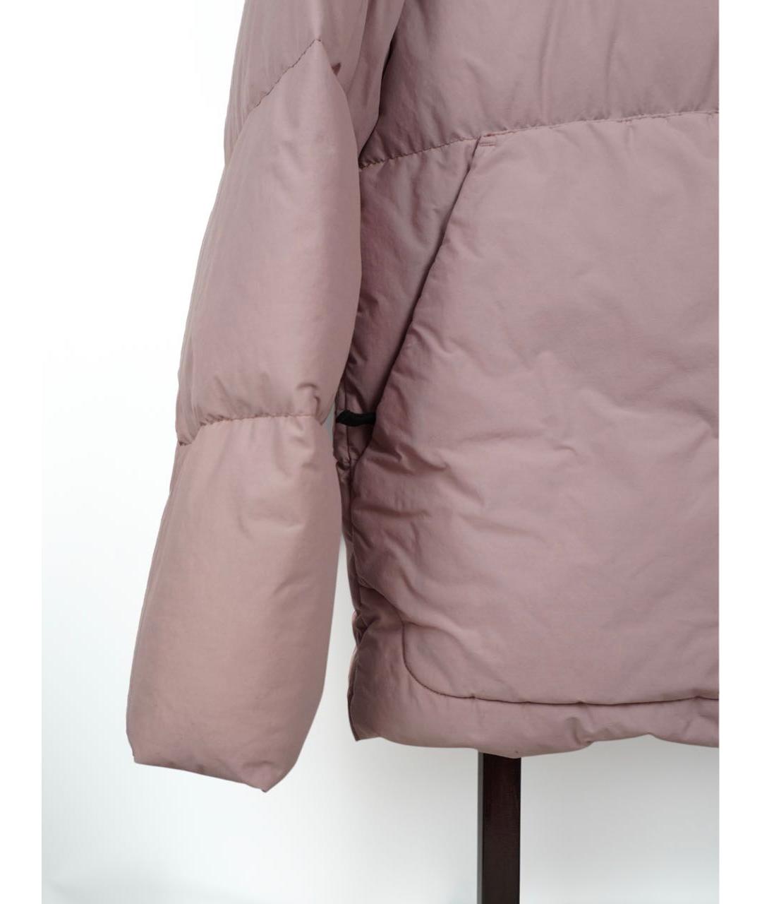STONE ISLAND Коралловый полиамидовый пуховик, фото 5