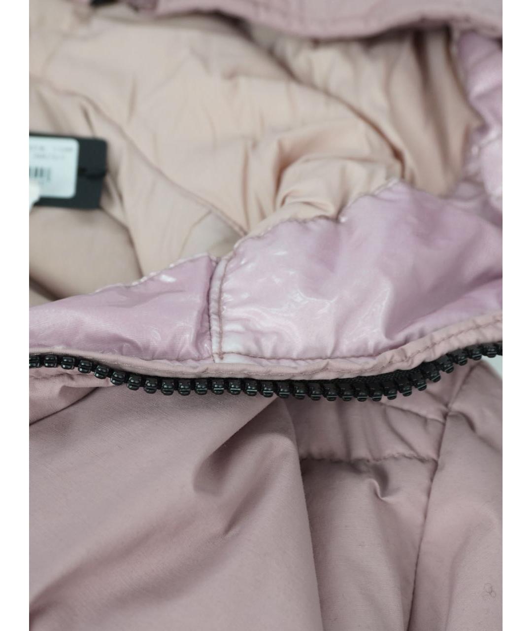 STONE ISLAND Коралловый полиамидовый пуховик, фото 6