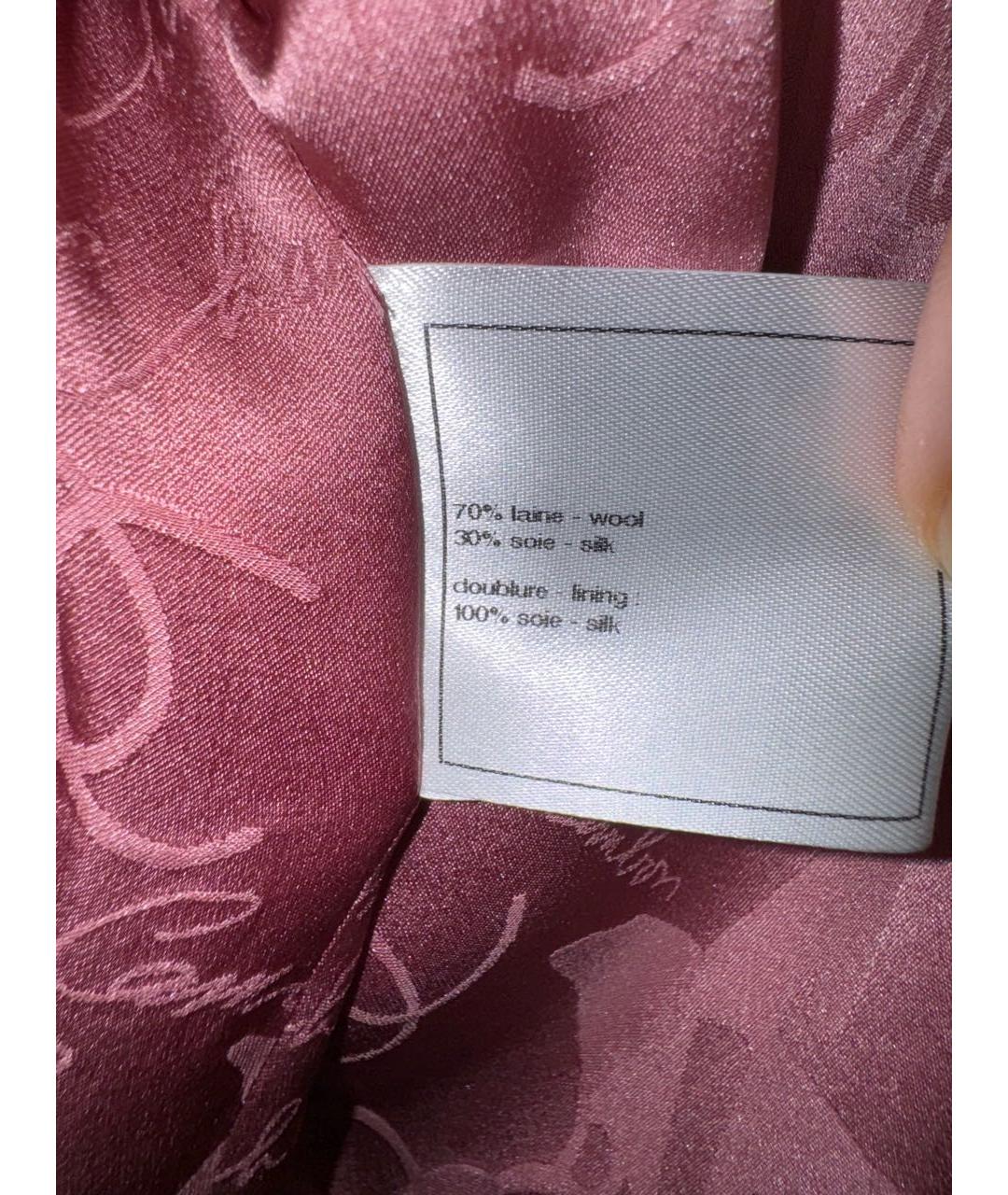 CHANEL Мульти шерстяной жакет/пиджак, фото 7