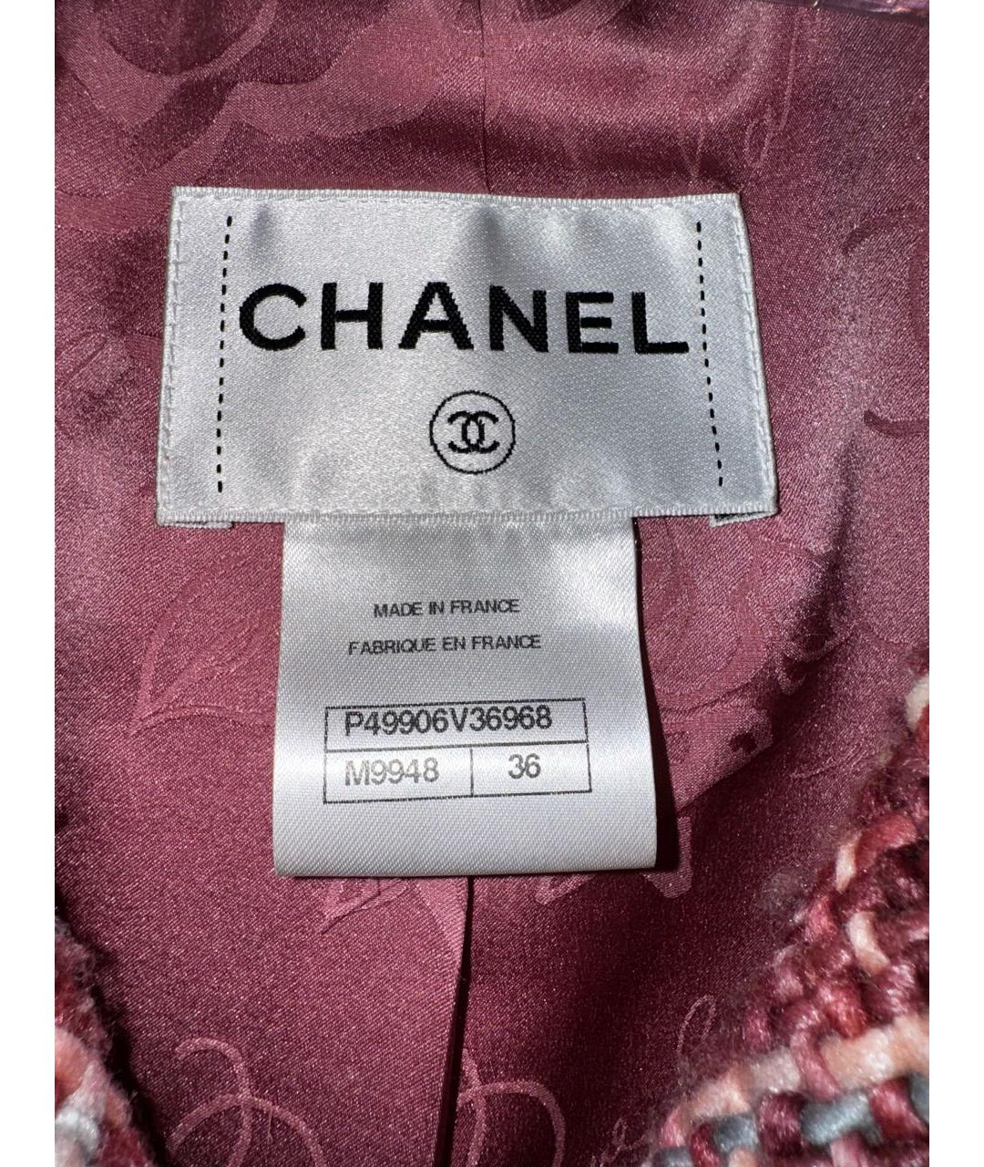 CHANEL Мульти шерстяной жакет/пиджак, фото 3